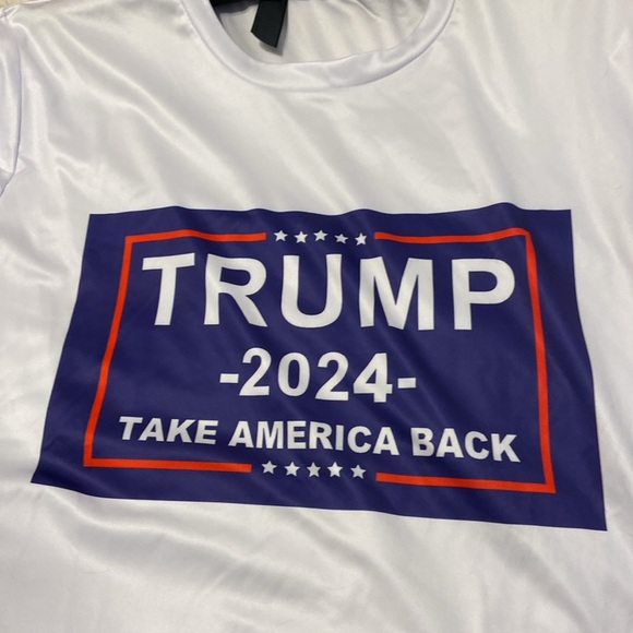Gifted to posher for her Bundled purchase Trump 2024 White Short Sleeve Tee - Picture 3 of 3